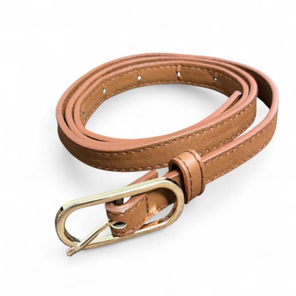 Women's Brown and Tan Belt